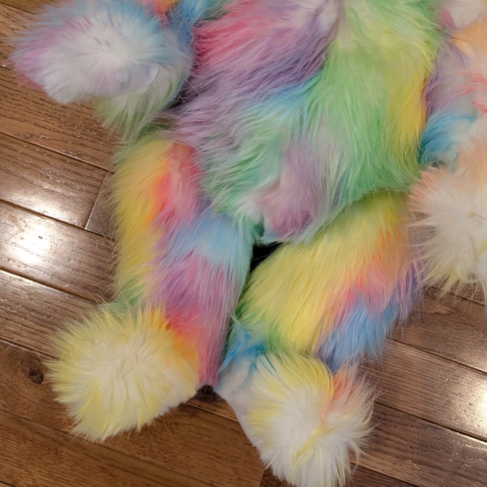 Vermont Teddy Bear True Colors United Rainbow Plush Stuffed Cyndi Lauper Bear - Picture 6 of 16